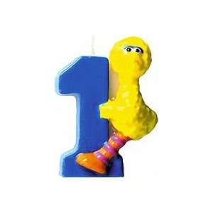  Big Bird Age 1 Sculpted Candle Toys & Games