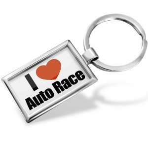    Keychain I Love Race Car   Hand Made, Key chain ring Jewelry