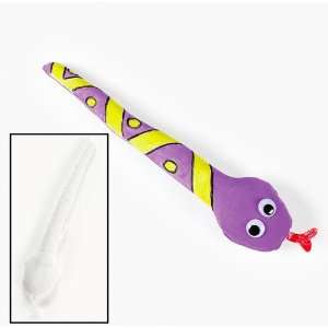  Design Your Own! Stuffed Snakes (1 dz): Toys & Games