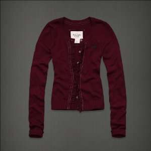 Abercrombie & Fitch Womens Sweater Burgundy