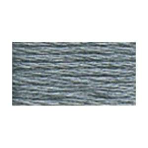  DMC Satin Floss 8.7 Yards Steel Grey 1008F S414; 12 Items 