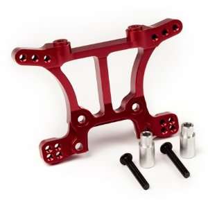  4370R Alum Front Shock Tower Slash 4WD Red: Toys & Games