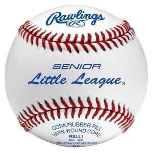  Rawlings RSLL1 Senior Little League Baseballs WHITE W/ RED 