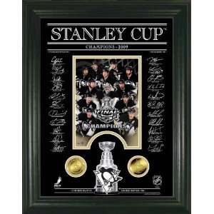   Champions Signature Archival Etched Glass 24kt Gold Coin Photo Mint