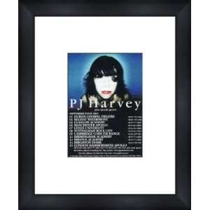 PJ HARVEY UK Tour 2004   Custom Framed Original Concert Ad   Framed 