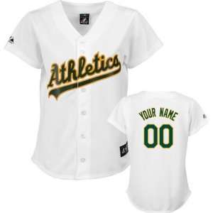  Oakland Athletics Customized Womens Home Replica Baseball 