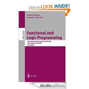 Functional and Logic Programming 5th International Symposium, FLOPS 