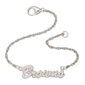  Cleveland Browns Script Bracelet: Jewelry