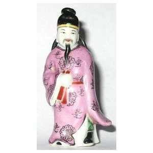  Wise Man ~ Character Porcelain Snuff Bottle: Home 