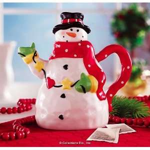  Snowman Shaped Ceramic Tea Pot: Everything Else