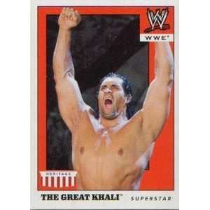    2008 Topps Heritage IV WWE #20 The Great Khali 