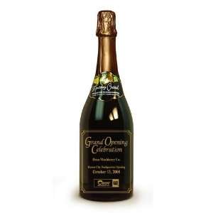Promotional Champagne Sparkling Wine   Etched, 750ml (12)   Customized 