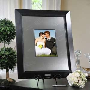   Keepsake: Contemporary Signature Picture Frame with Engraved Photo Mat