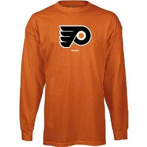  Reebok Philadelphia Flyers Third Logo Long Sleeve T shirt 