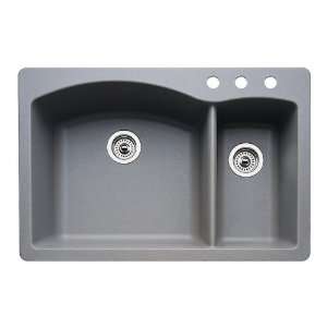   Double Basin Composite Granite Kitchen Sink 440198 3