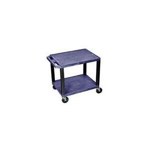   Multipurpose Utility Cart No Electric Topaz and Black: Office Products