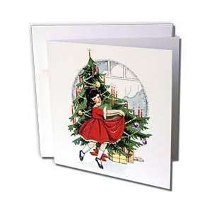  Christmas   Dancing Around the Chrsitmas Tree   Greeting Cards 