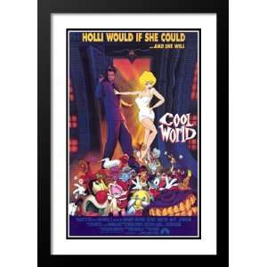 Cool World 20x26 Framed and Double Matted Movie Poster   Style B 