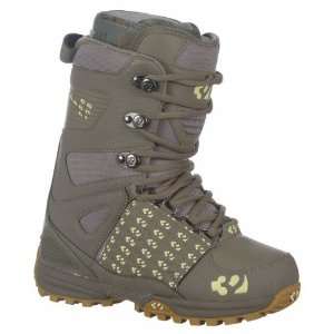 Thirty Two Lashed Womens Snowboard Boots Olive/Gum Size 6  