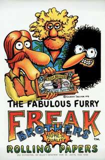 FABULOUS FURRY FREAK BROTHERS ROLLING PAPERS POSTER 79  