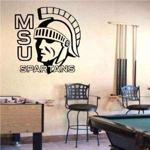   Sticker Sports Logos Michigan State Spartans (S398): Home & Kitchen