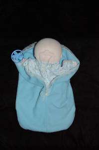 Plush Dakin Marilyn DePew Baby Blue Puppet Blanket 21  