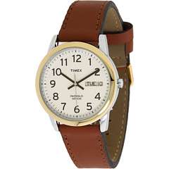 Timex Easy Reader Brown Leather Watch #T20011   Zappos Free 