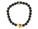 Onyx Bead Bracelet with Carved Bone Skull Posted 11/2/11