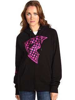 Famous Stars & Straps Check It Zip Hoodie Bombshell Black    