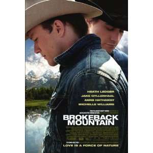  Brokeback Mountain, Original 27x40 Double sided Regular Movie 