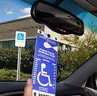 new handicap tag placard protector cov $ 14 95  see 