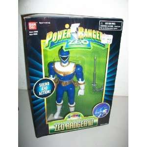  Power Rangers Zeo 1996 8 Blue Ranger III with sound and 