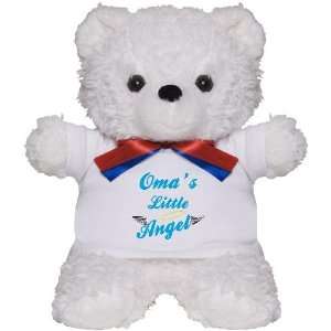  Omas Little Boy Angel Grandma Teddy Bear by  