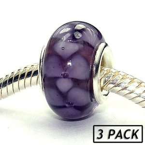   Purple Haze (Pandora and Chamilia Compatible) Pacific Beads Jewelry