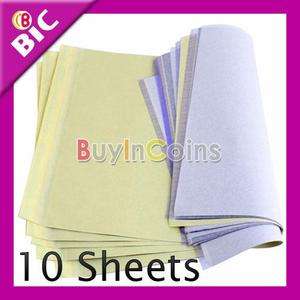 New 10 Sheets Tattoo Transfer Carbon Paper Supply  