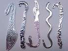 5x Different Silver bookmark Wholesale Lot Book FREE