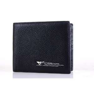   Black Leather Multi Function Wallet & Credit Card Holder: Everything