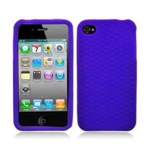  Apple iPhone 4 4G 4S AT&T Sprint Verizon Skin Case, Purple 