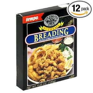 Tempo Supreme Breading Mix, 4.25 Ounce Packages (Pack of 12)  
