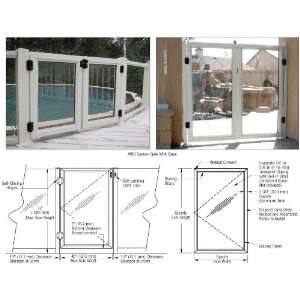   Metallic AWS Custom Gate System by CR Laurence: Home Improvement