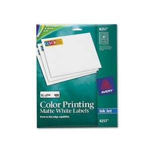  Avery® Inkjet Matte White Printing Labels