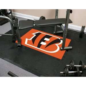   Bengals   NFL Licensed Active Tiles Mat:  Sports & Outdoors