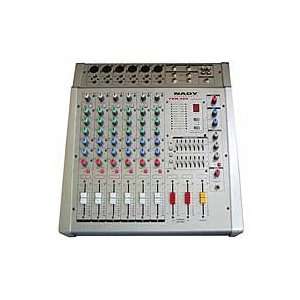  Nady PRM400 6 Channel Powered Mixer with DSP Effects 