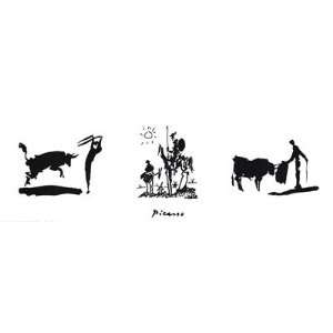   : Trilogy Finest LAMINATED Print Pablo Picasso 36x12: Home & Kitchen
