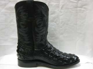 NEW CROCODILE ALLIGATOR ROPER COWBOY BOOTS WESTERN DRESS SHOES ROUNDED 
