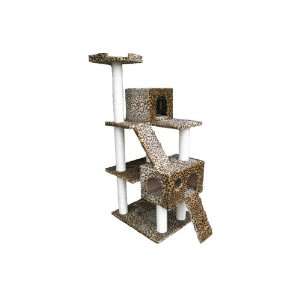  27 x 23 x 63H Cat Furniture Cat Scratching Tower 