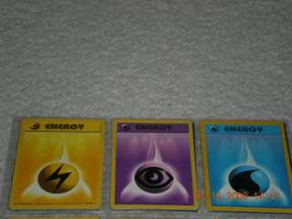 energy 100 lightning energy 101 psychic energy 102 water energy