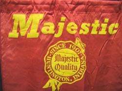 majestic huntington indiana advertising banner sign 50s  