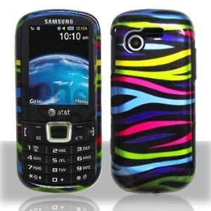  Samsung A667 Evergreen Rainbow Zebra Case Cover Protector (free 