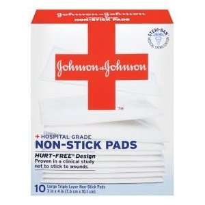  Johnson & Johnson Hospital Grade Hurt Free Non Stick Pads 